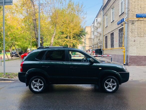 2007 Hyundai Tucson I, зелёный - вид 5