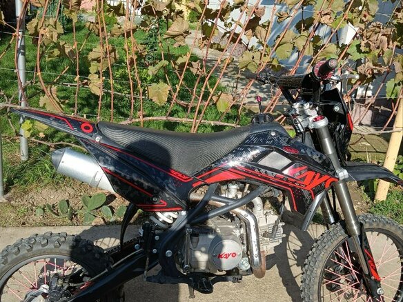 2022 Kayo Evolution YX125EM, красный, 72000 рублей - вид 1