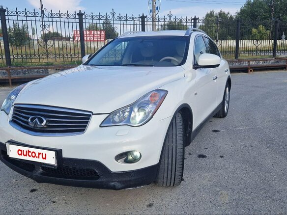 2008 Infiniti EX EX35 5-speed I (J50), белый, 1350000 рублей - вид 3
