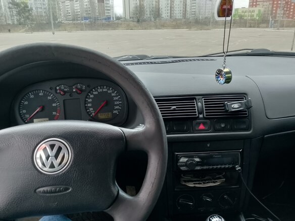 1998 Volkswagen Golf IV, синий, 270000 рублей - вид 8