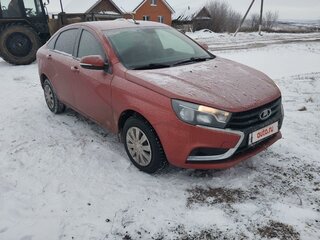 2019 Lada (ВАЗ) Vesta I, красный, 920000 рублей, вид 2