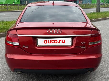 2005 Audi A6 III (C6), красный, 995000 рублей, вид 4