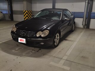 2002 Mercedes-Benz CLK-Класс 240 II (W209), чёрный, 899000 рублей, вид 2