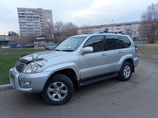 2003 Toyota Land Cruiser Prado 120 Series, серебристый, 1900000 рублей, вид 4