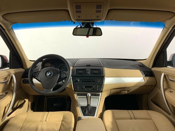 2007 BMW X3 25i I (E83) Рестайлинг, красный, 800000 рублей - вид 9