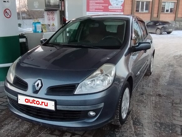 2007 Renault Clio III, синий, 470000 рублей