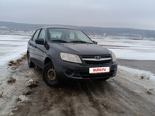 2016 Lada (ВАЗ) Granta I, серебристый, 290000 рублей, вид 4
