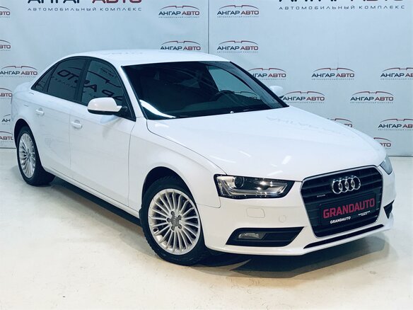 2014 Audi A4 IV (B8) Рестайлинг, белый - вид 5