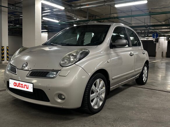 2009 Nissan Micra III (K12), серый, 500000 рублей