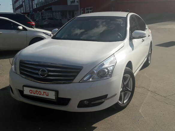 2013 Nissan Teana II (J32) Рестайлинг, белый - вид 4