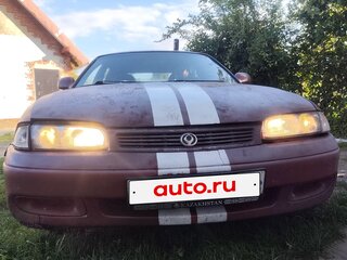1993 Mazda 626 IV (GE), красный, 82000 рублей, вид 1