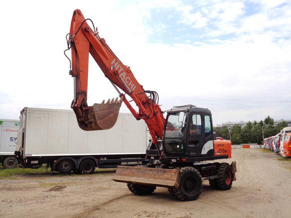2012 Hitachi Колёсные, оранжевый - вид 1