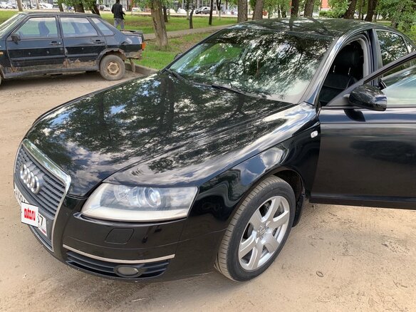 2007 Audi A6 III (C6), чёрный, 1000000 рублей