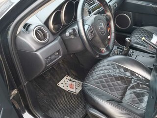 2007 Mazda 3 I (BK) Рестайлинг, чёрный, 650000 рублей, вид 4