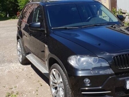 2008 BMW X5 30i II (E70), чёрный - вид 1