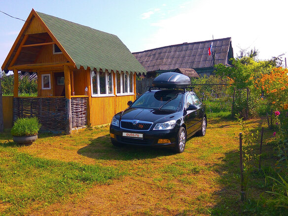 2013 Skoda Octavia II (A5) Рестайлинг, чёрный