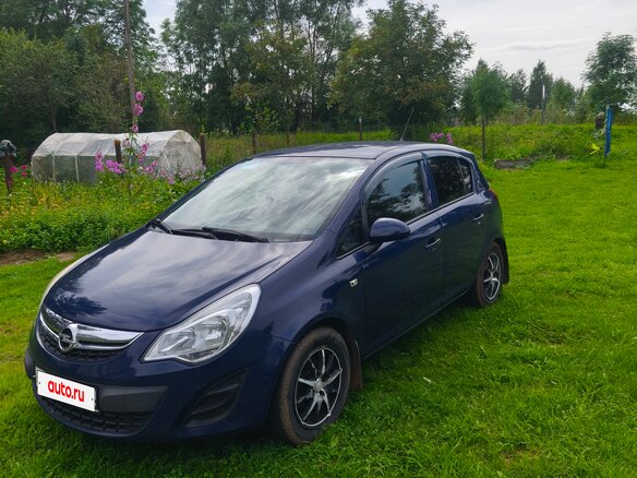 2012 Opel Corsa D Рестайлинг II, синий