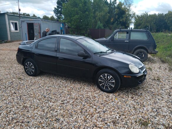 2004 Dodge Neon II, чёрный, 400000 рублей - вид 5