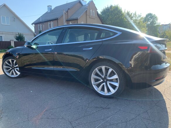2019 Tesla Model 3 Standart Plus I, чёрный, 2550000 рублей - вид 3