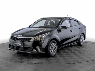 2022 Kia Rio IV Рестайлинг, чёрный, 1350000 рублей, вид 1