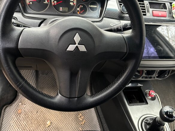 2006 Mitsubishi Lancer IX Рестайлинг, чёрный, 450000 рублей - вид 6