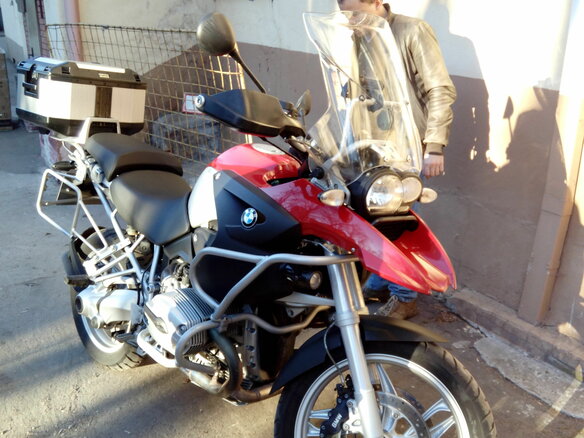 2007 BMW R 1200 GS, красный - вид 3