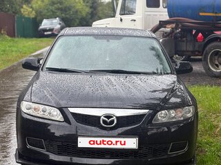 2005 Mazda 6 I (GG) Рестайлинг, чёрный, 535000 рублей, вид 2