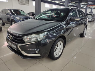 2017 Lada (ВАЗ) Vesta SW I, чёрный, 869000 рублей, вид 1