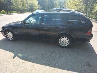 2000 Mercedes-Benz C-Класс 180 I (W202) Рестайлинг, синий, 250000 рублей, вид 3