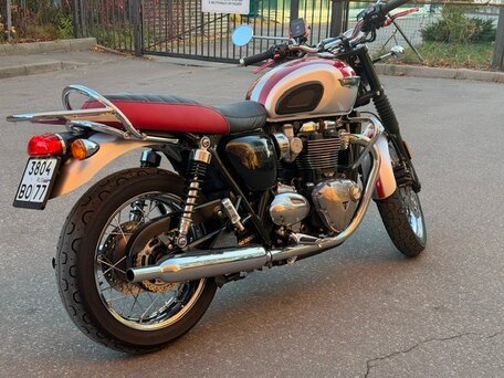 2018 Triumph Bonneville T120, пурпурный, 1000000 рублей, вид 5