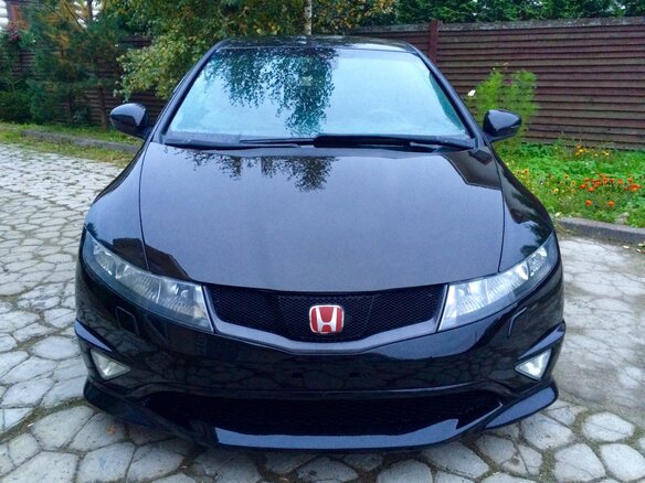 2008 Honda Civic Type R VIII Рестайлинг, чёрный - вид 4