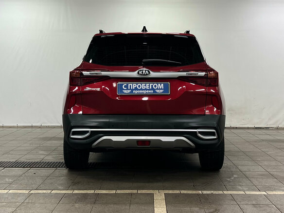 2021 Kia Seltos I, красный, 2200000 рублей - вид 4
