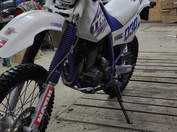 1993 Yamaha TT250R, белый, 280000 рублей - вид 9