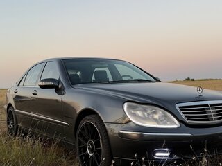 2000 Mercedes-Benz S-Класс 430 Long IV (W220), серый, 710000 рублей, вид 2