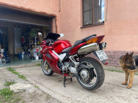 2002 Honda VFR 800, красный, 359000 рублей - вид 1