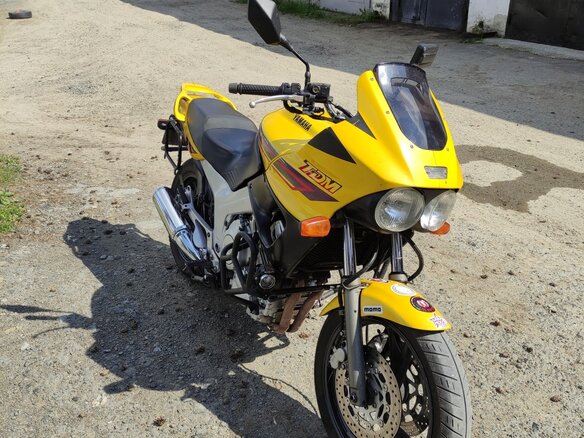 1995 Yamaha TDM850, жёлтый, 250000 рублей - вид 2