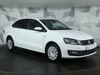 2016 Volkswagen Polo V Рестайлинг, белый, 849000 рублей, вид 3