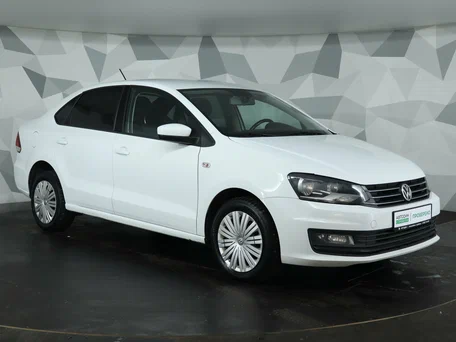 2016 Volkswagen Polo V Рестайлинг, белый, 849000 рублей, вид 3