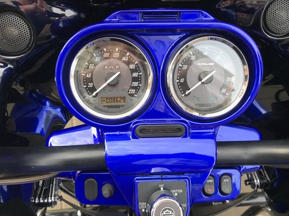 2012 Harley-Davidson CVO, синий - вид 10