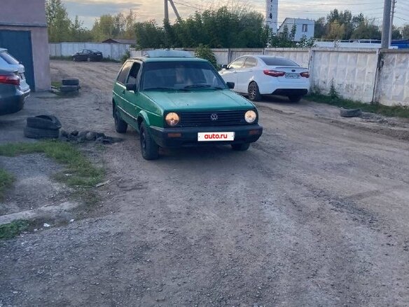 1984 Volkswagen Golf II, зелёный, 70000 рублей - вид 1