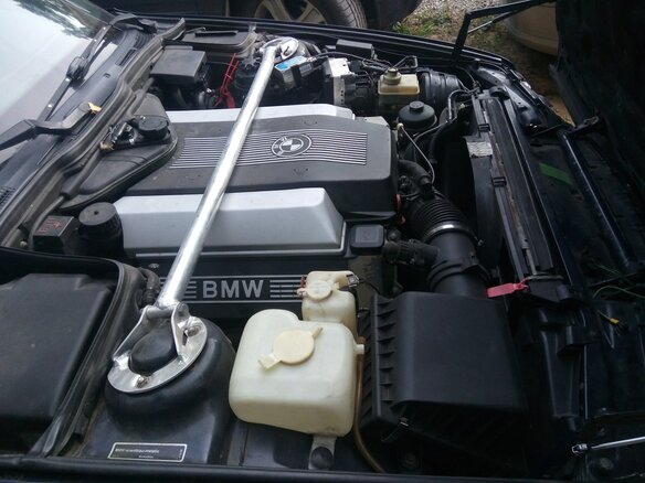 1995 BMW 5 серии 540i III (E34), синий - вид 4