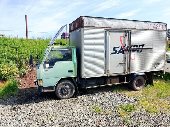 1993 Fuso (Mitsubishi) Canter, зелёный, 800000 рублей - вид 1
