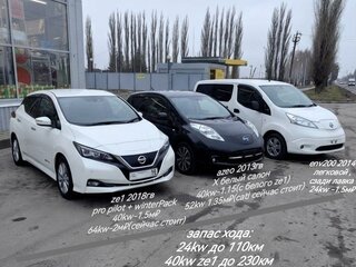 2017 Nissan Leaf II (ZE1), белый, 1500000 рублей, вид 2