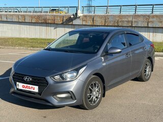 2018 Hyundai Solaris II, серый, 1270000 рублей, вид 2