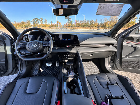 2022 Hyundai Elantra VII (CN7), серый, 1740000 рублей - вид 6
