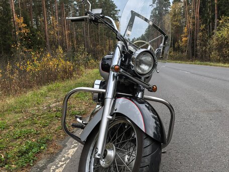 2004 Honda Shadow 750, серый, 473000 рублей, вид 1