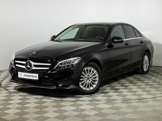 2018 Mercedes-Benz C-Класс 180 9G-TRONIC IV (W205), чёрный, 1839585 рублей, вид 1