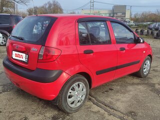 2008 Hyundai Getz I Рестайлинг, красный, 435000 рублей, вид 4