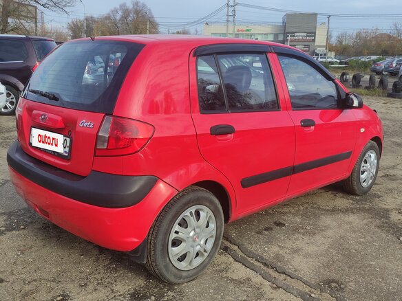 2008 Hyundai Getz I Рестайлинг, красный, 435000 рублей - вид 3