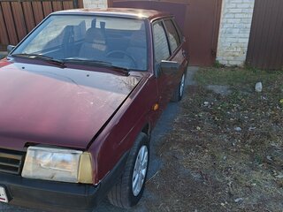 1995 Lada (ВАЗ) 21099, красный, 110000 рублей, вид 1